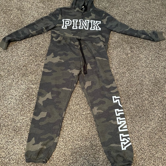 Pink Fleece Top and pants